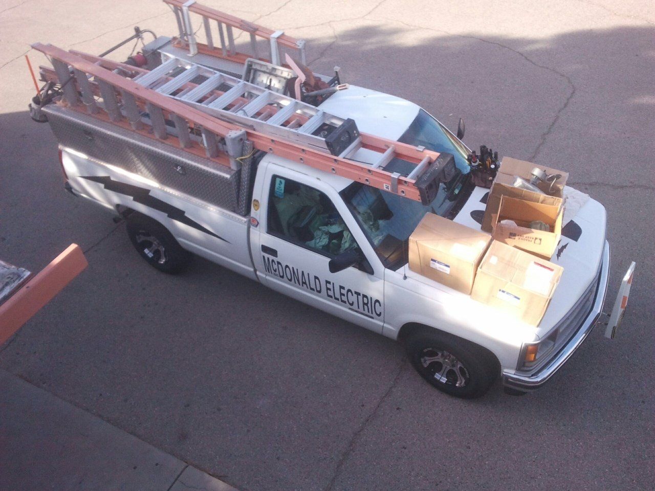 Electric Equipments on a Service Vehicle — Albuquerque, NM — McDonald Electric