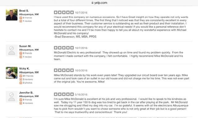 Yelp reviews for McDonald Electric. People rate the business and share experiences.