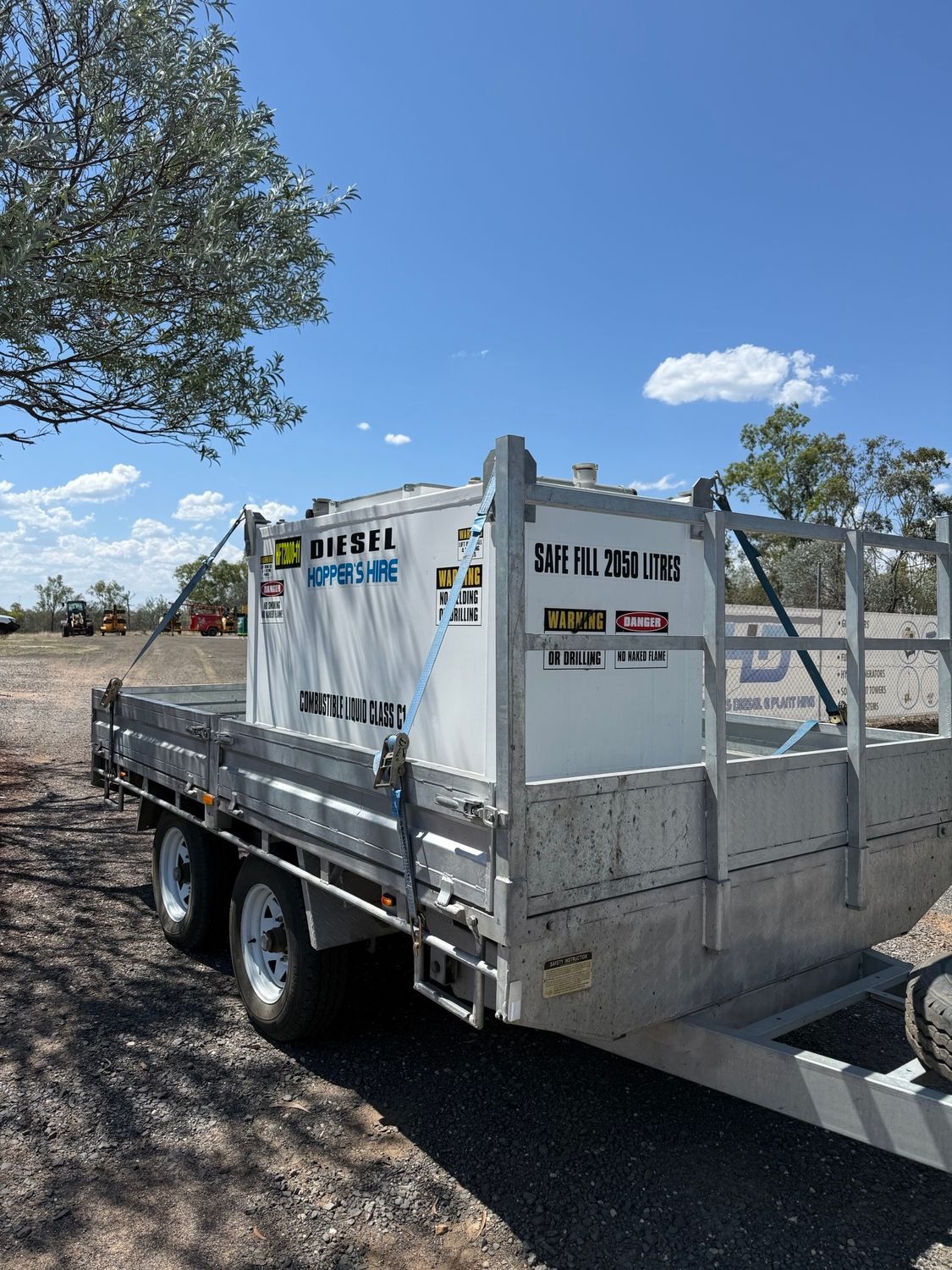 Red Mobile Lighting Tower — Hybrid Power Australia in Cloncurry, QLD