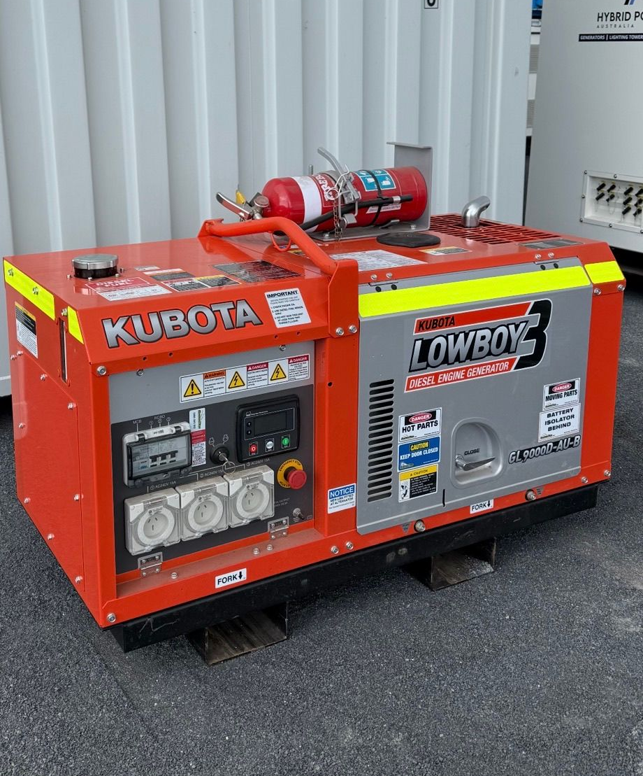 Orange Generator On A Trailer — Hybrid Power Australia in Blackwater, QLD