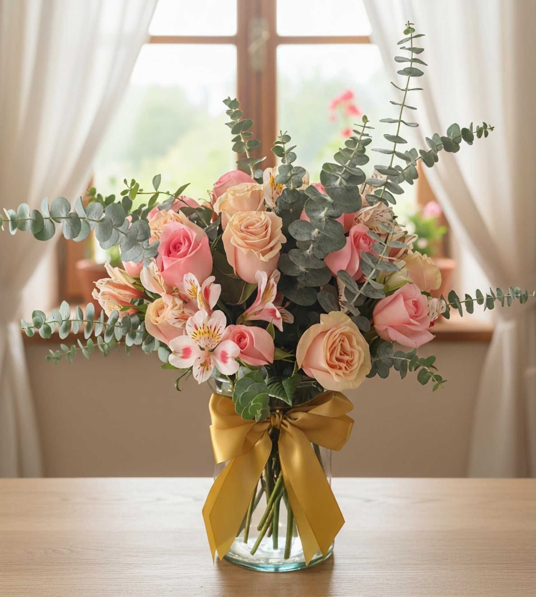 Floreria gigi- arreglos base cristal