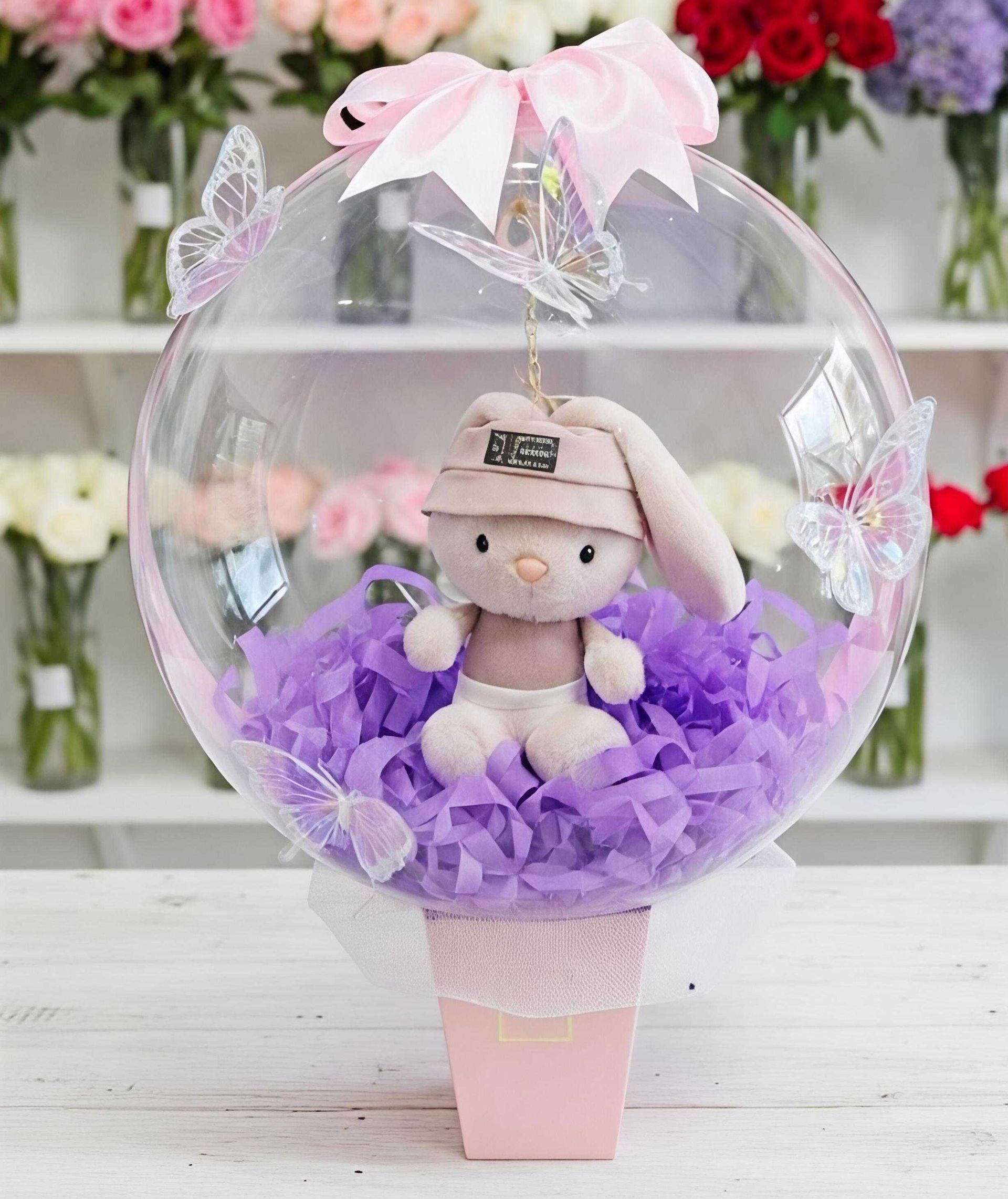 FLORERÍA GIGI- arreglos con base y globos