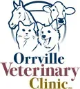 Orrville Veterinary Clinic logo: horse, cow, cat, and dog inside a circle. Clinic text below.