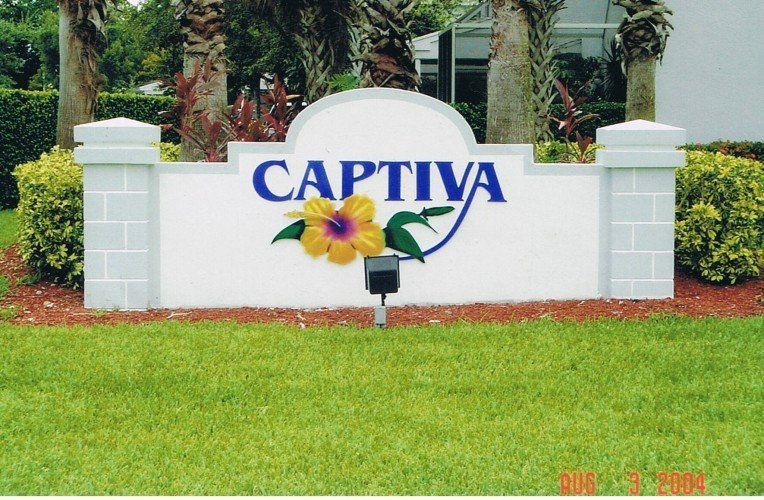 Captiva Entry Wall | Fort Lauderdale, FL | A Sign On Time
