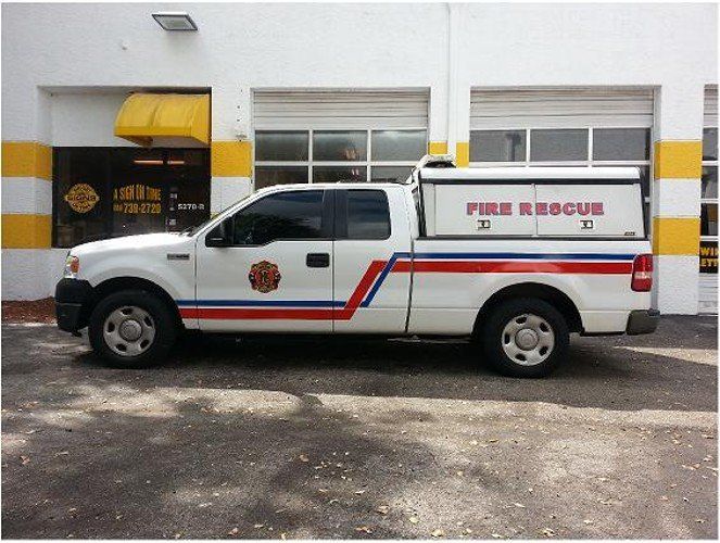 Fire Department Pickup | Fort Lauderdale, FL | A Sign On Time