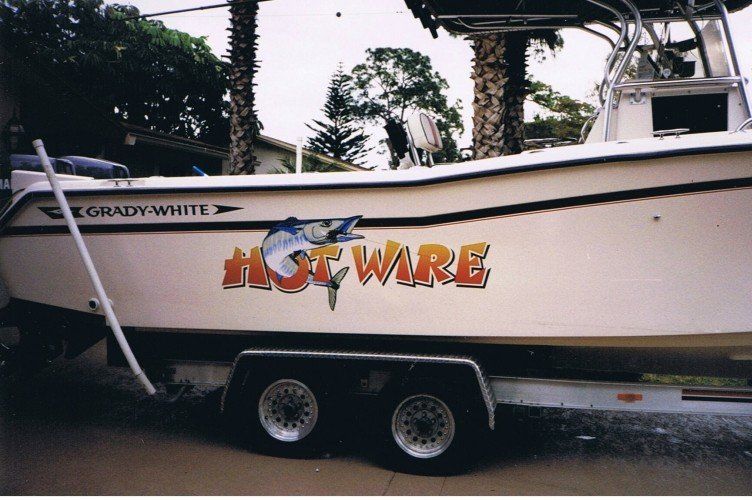 Hot Wire Boat Letters | Fort Lauderdale, FL | A Sign On Time