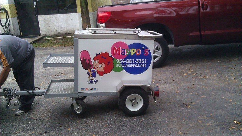 Ice Cream Cart Wrap | Fort Lauderdale, FL | A Sign On Time