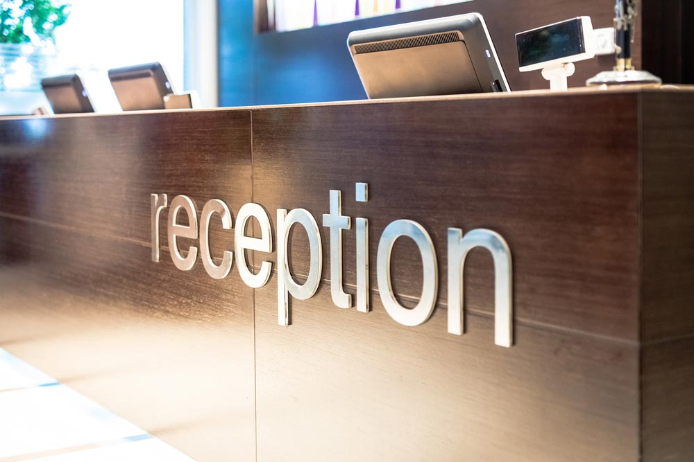 Building Reception Signage — Fort Lauderdale, FL — A Sign On Time