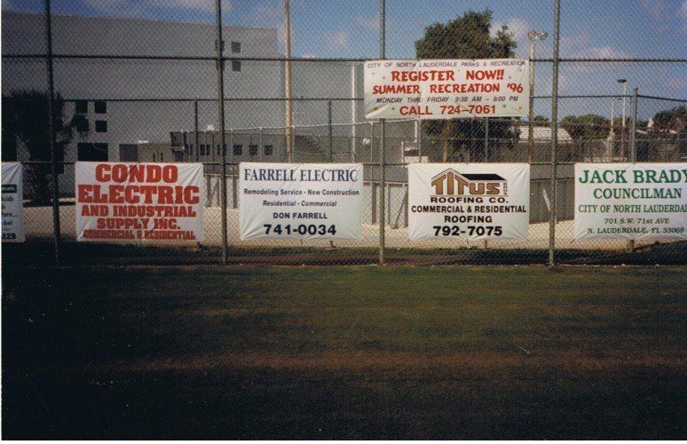 Field Banners | Fort Lauderdale, FL | A Sign On Time