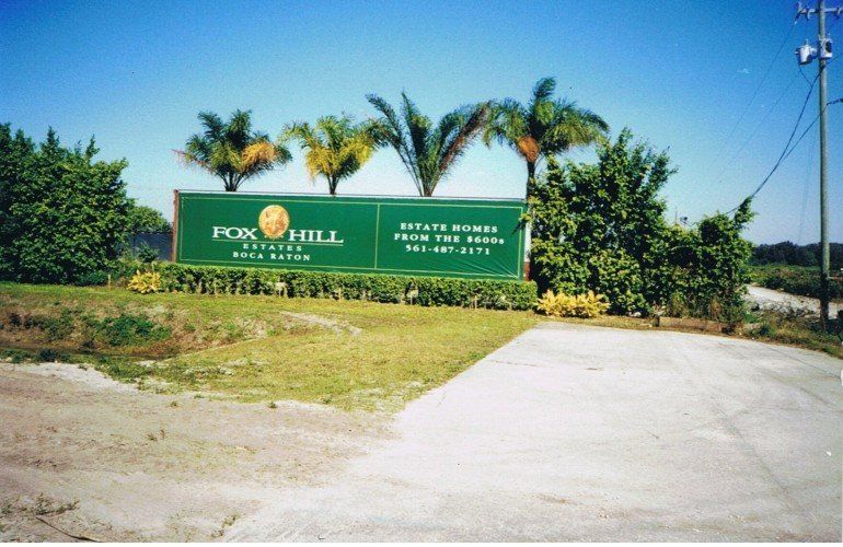 Fox Hill Banner | Fort Lauderdale, FL | A Sign On Time