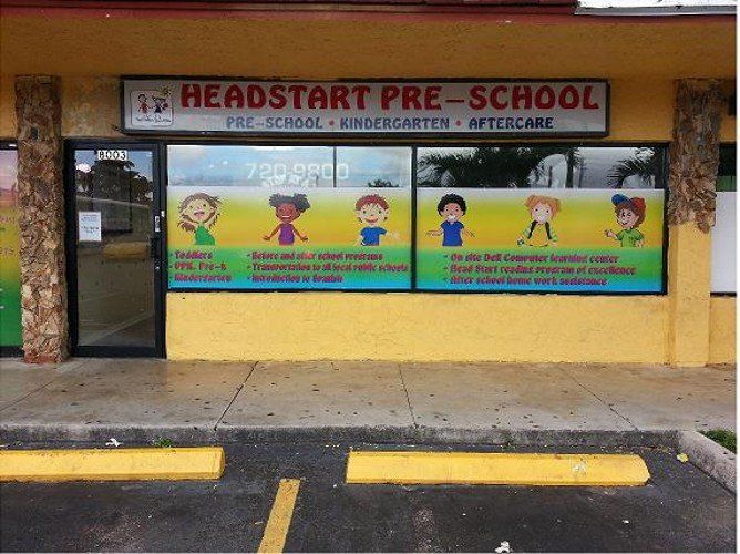 Head Start Preschool Store Front | Fort Lauderdale, FL | A Sign On Time