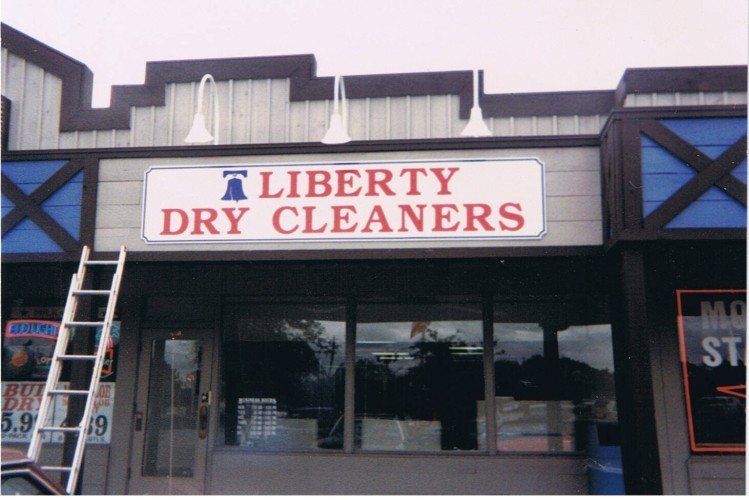 Liberty Cleaners Store Front | Fort Lauderdale, FL | A Sign On Time