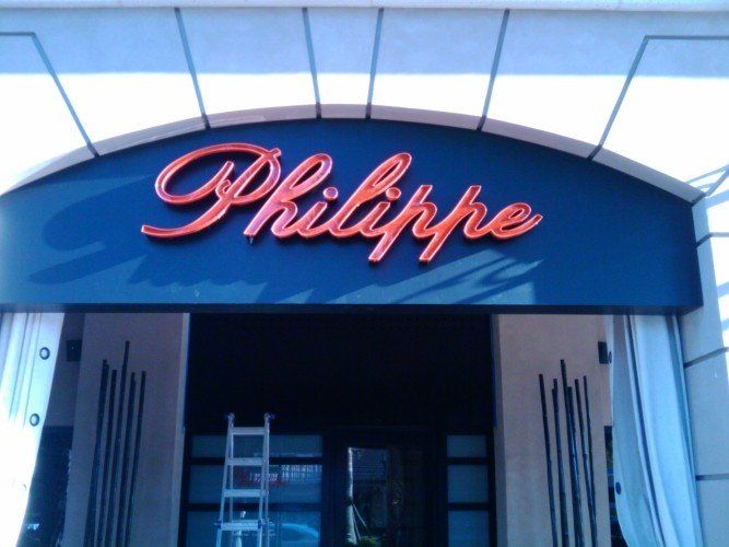 Phillippe Chow Channel Letters Zoom | Fort Lauderdale, FL | A Sign On Time