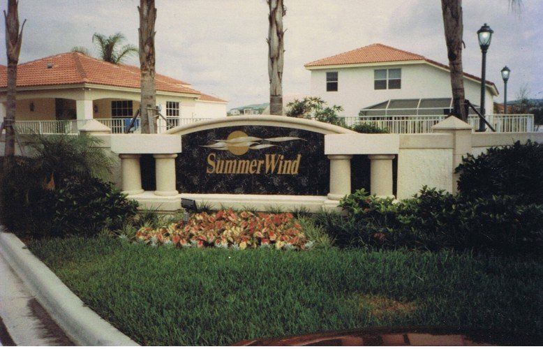 Summer Wind Wall Lettering | Fort Lauderdale, FL | A Sign On Time