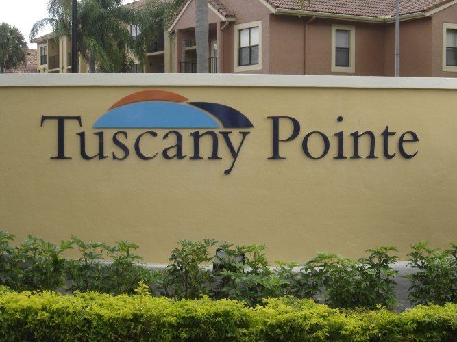 Tuscany Point Wall Letters | Fort Lauderdale, FL | A Sign On Time
