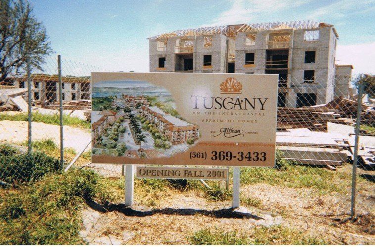 Tuscany Wood Sign | Fort Lauderdale, FL | A Sign On Time