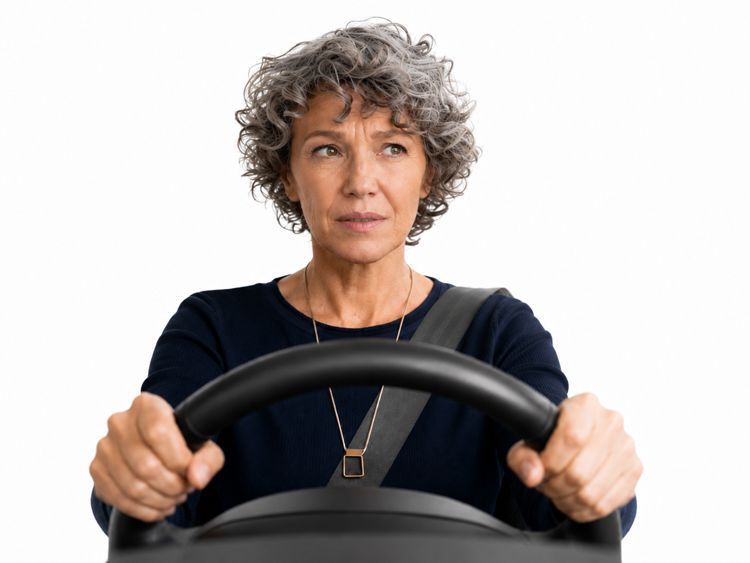 Woman who has overcome her fear of driving