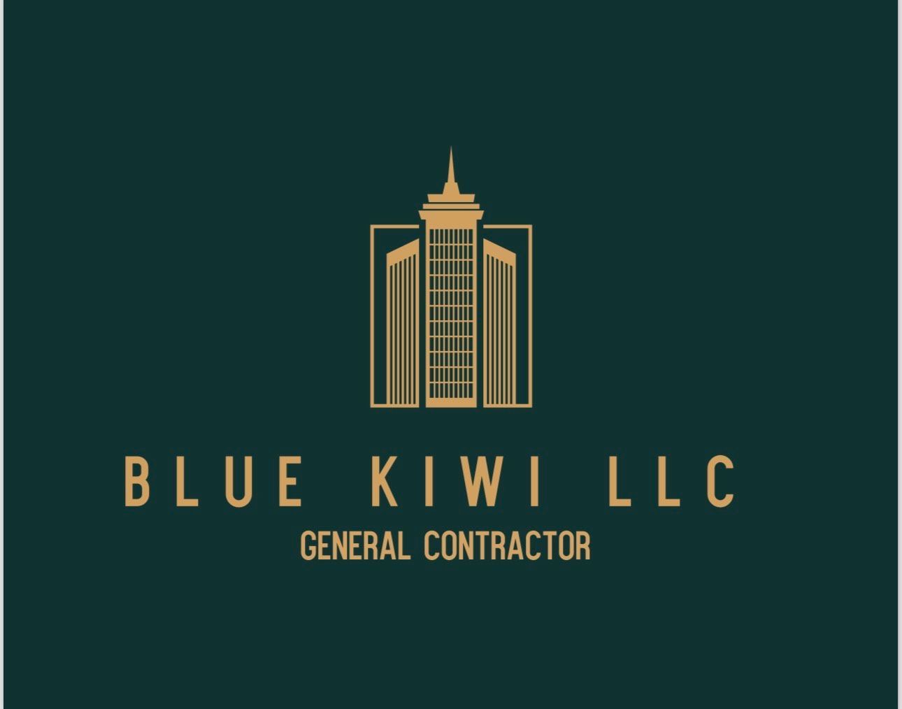 Blue kiwi llc strong values quality services logo