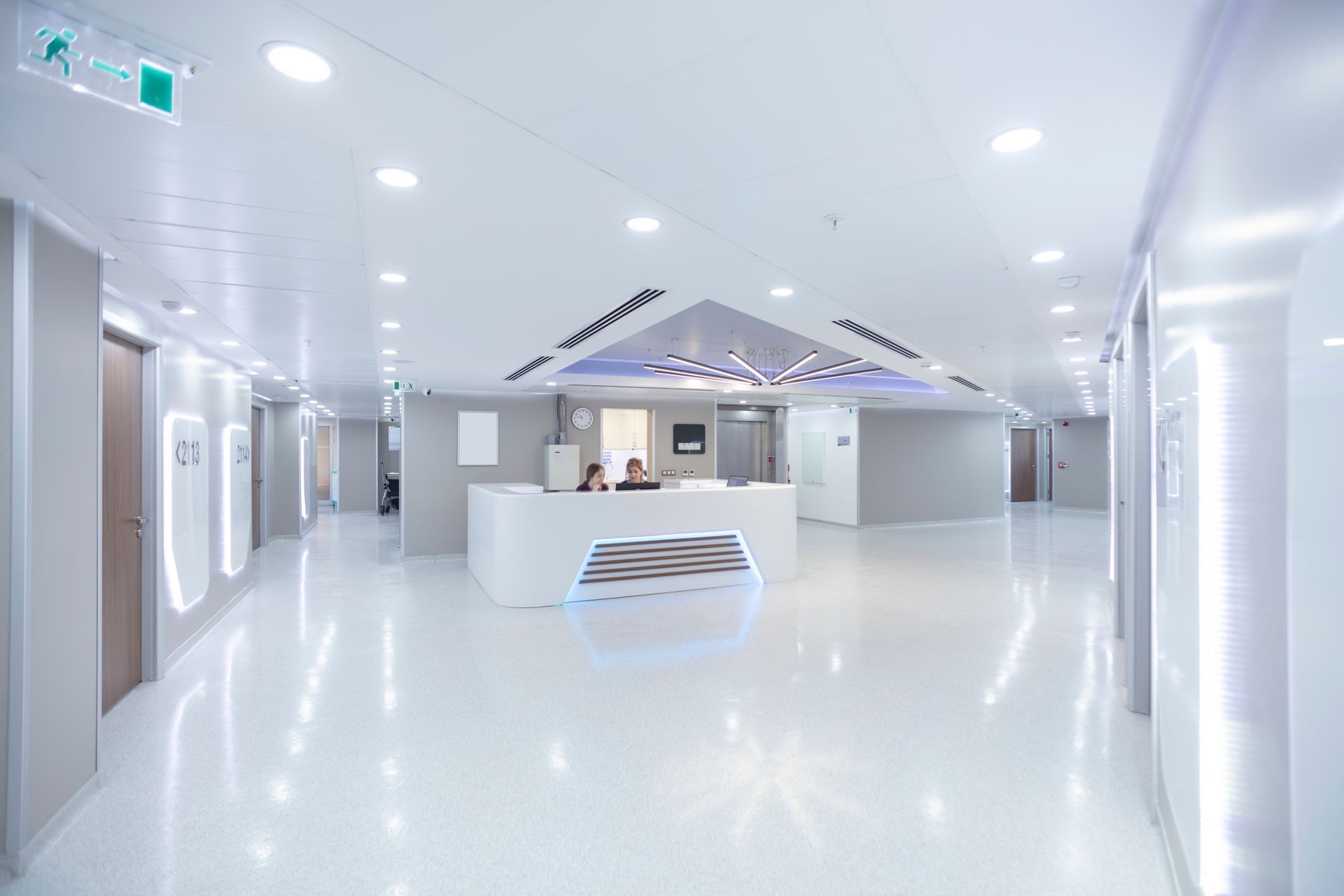 Commercial Lightings On The Hallway — Mokena, IL — Imarq Electric