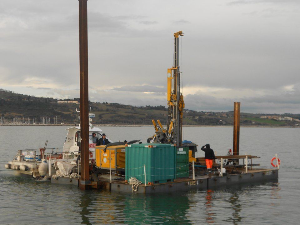 prelievo dai fondali marini