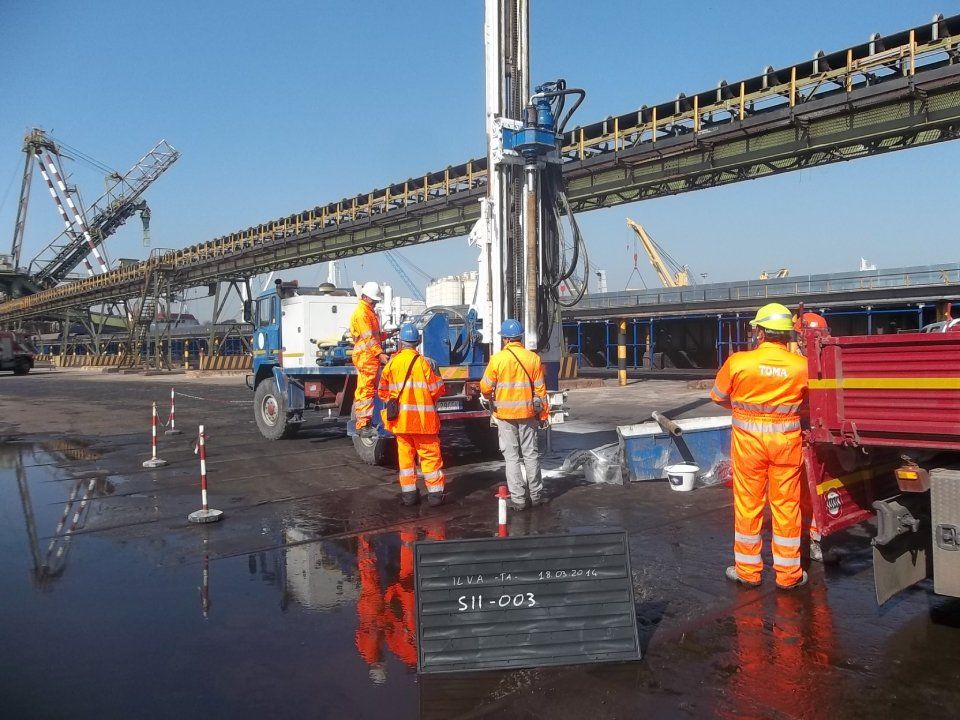 interventi ambientali sugli sporgenti a Taranto