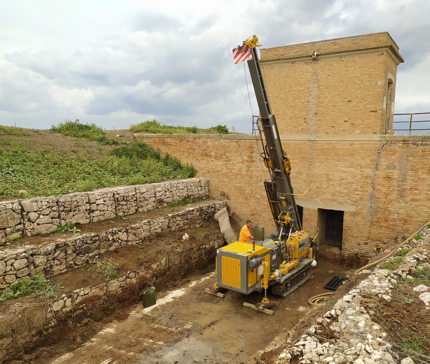 posa in opera di dispersori elettrici