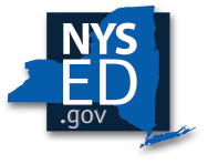 Logo for the New York State Education Department (NYSED).