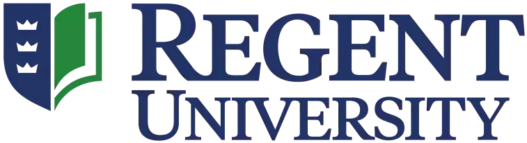 Logo of Regent University.