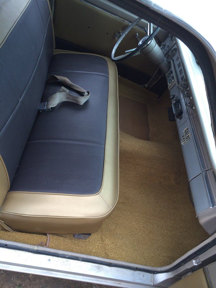 Brown Mat Inside the Car — Windsor, CO — A&F Custom Upholstery