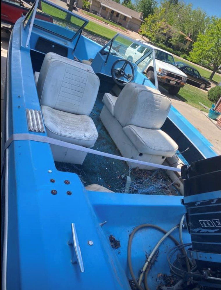 Blue Boat — Windsor, CO — A&F Custom Upholstery