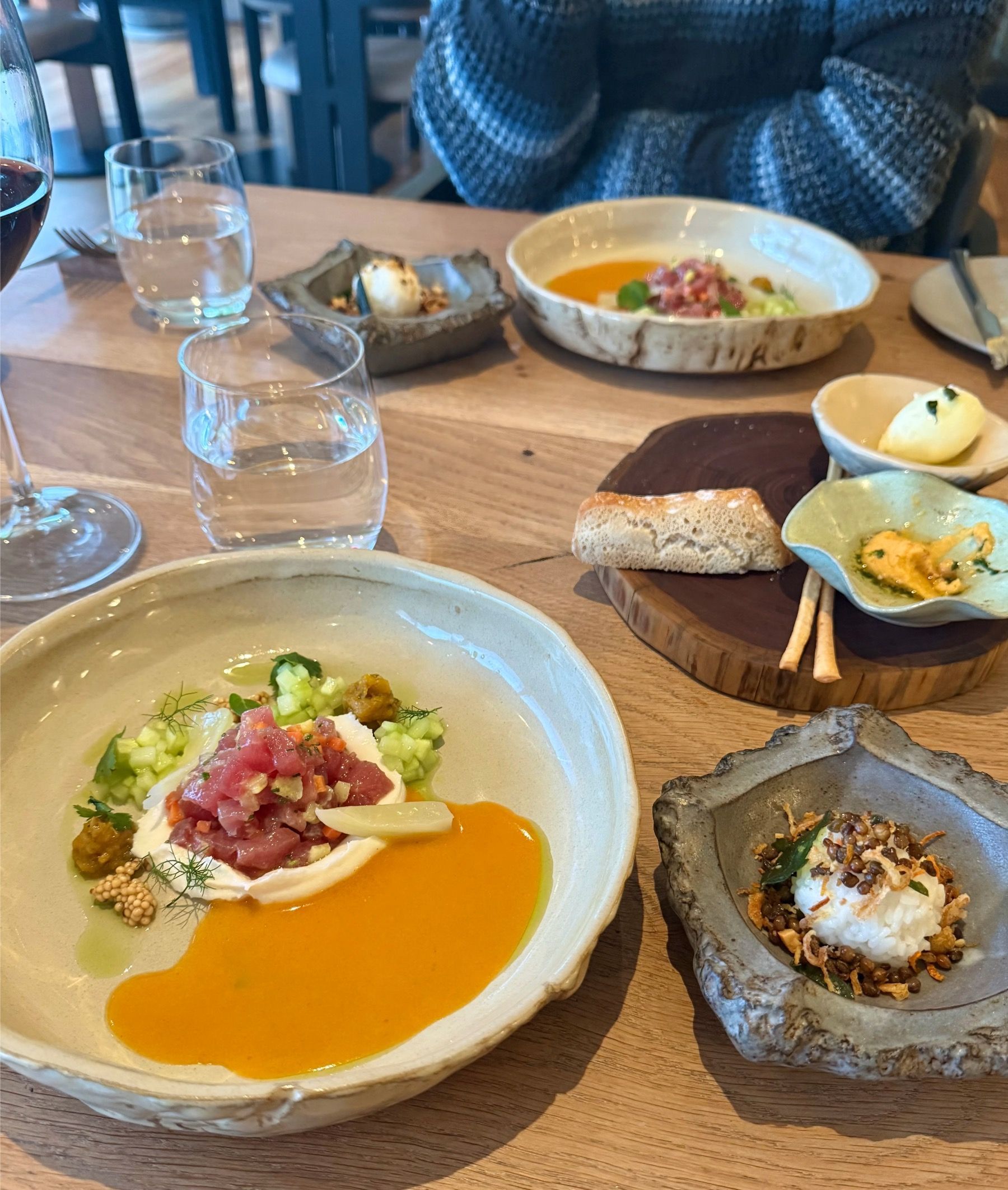 Cape Malay gamefish tartare with vibrant citrus and spice at Beyond
