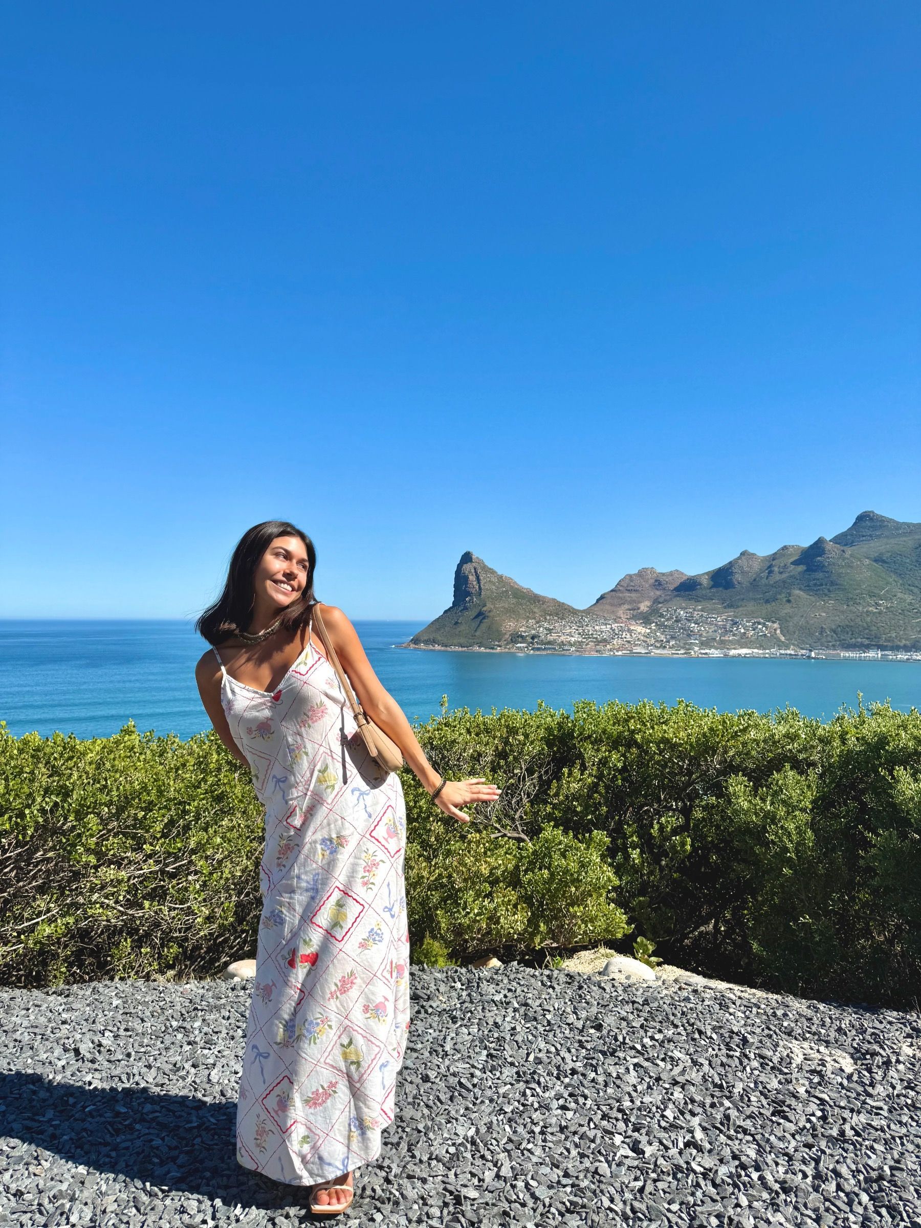 Paige at Chef’s Warehouse Tintswalo with ocean view in Cape Town