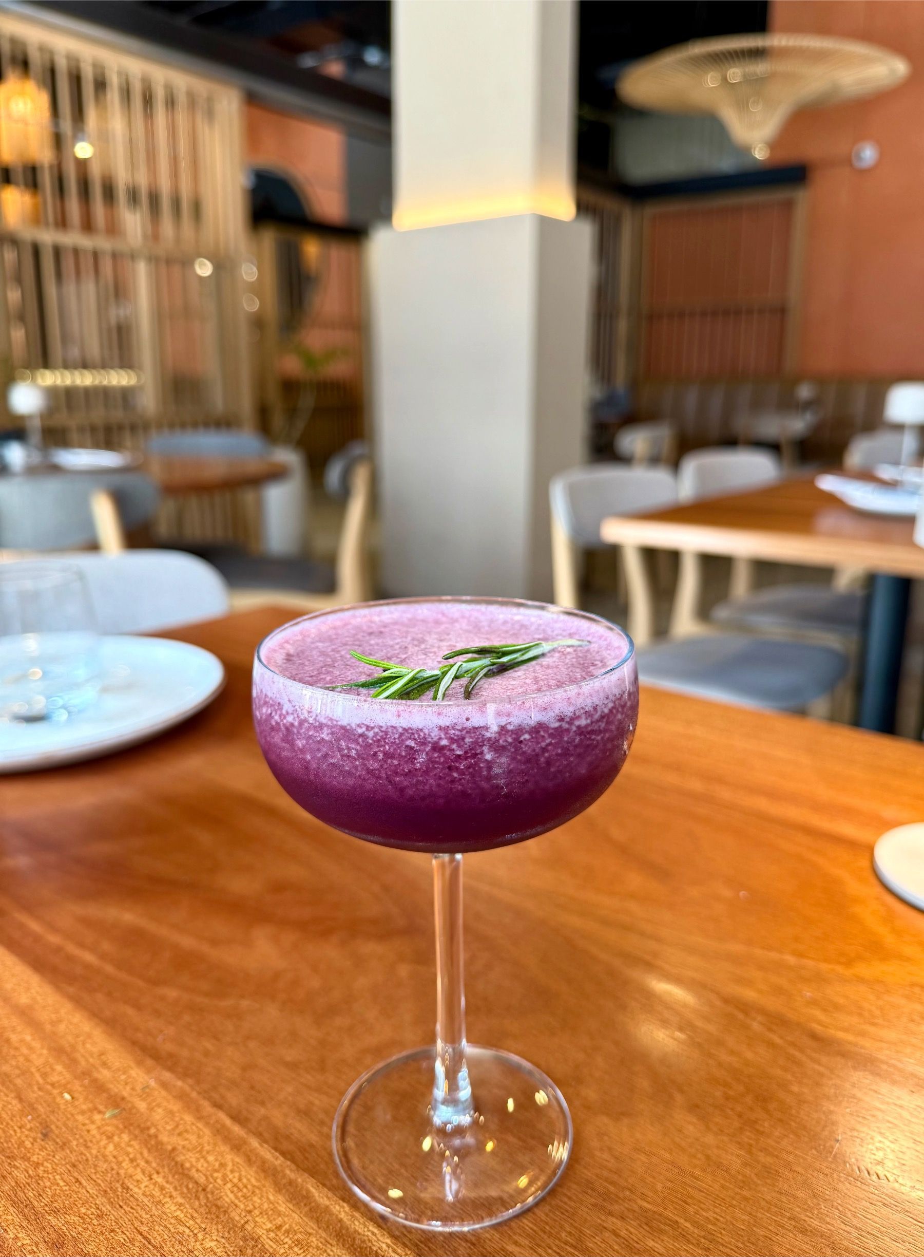 No. 87 cocktail in elegant glass at Florentin Bree Street