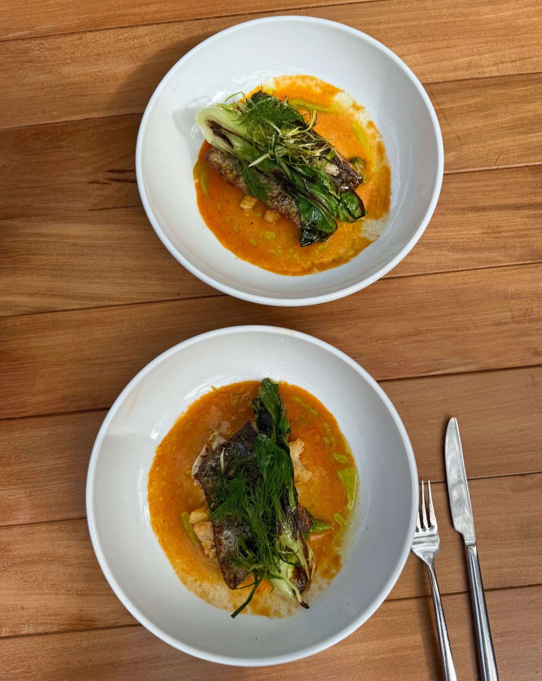 Bistro @ Klein Constantia line fish of the day
