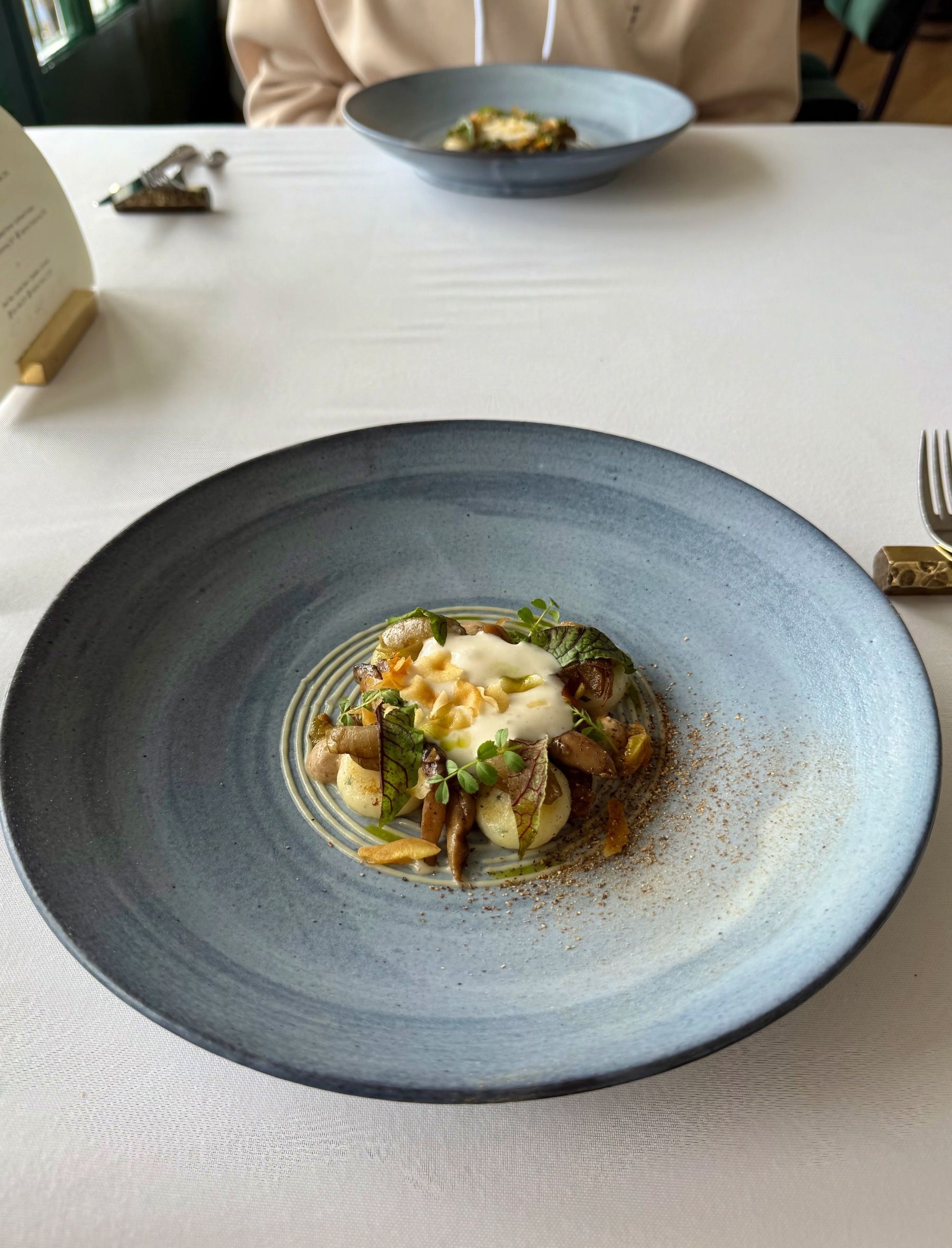 Autumn Impressions gnocchi with foraged mushrooms at Salsify