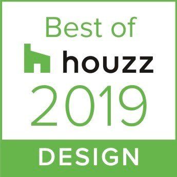 A logo for the best of houzz design in 2019.