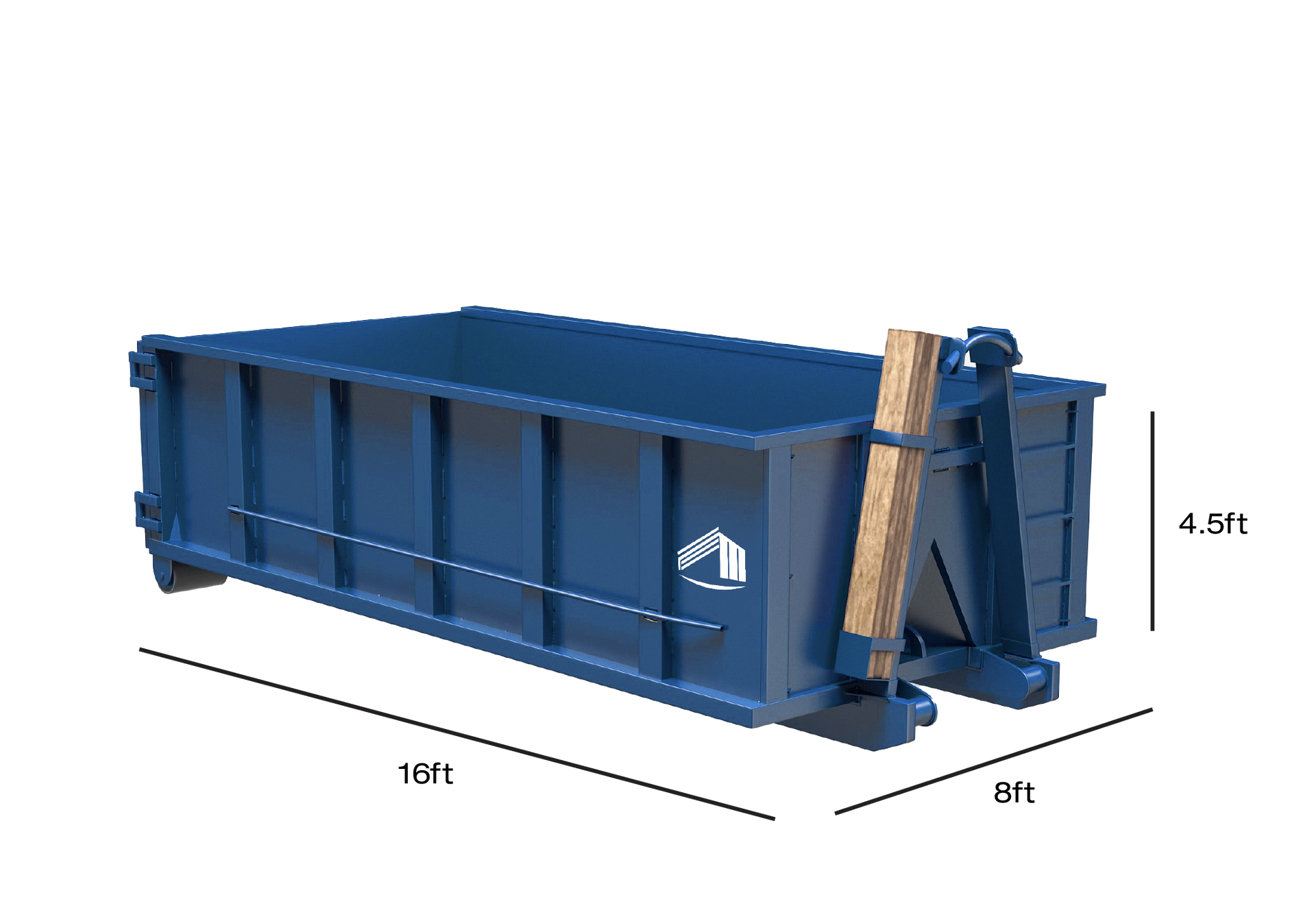 20-yard dumpster size dimensions for residential and commercial use in Granbury, TX