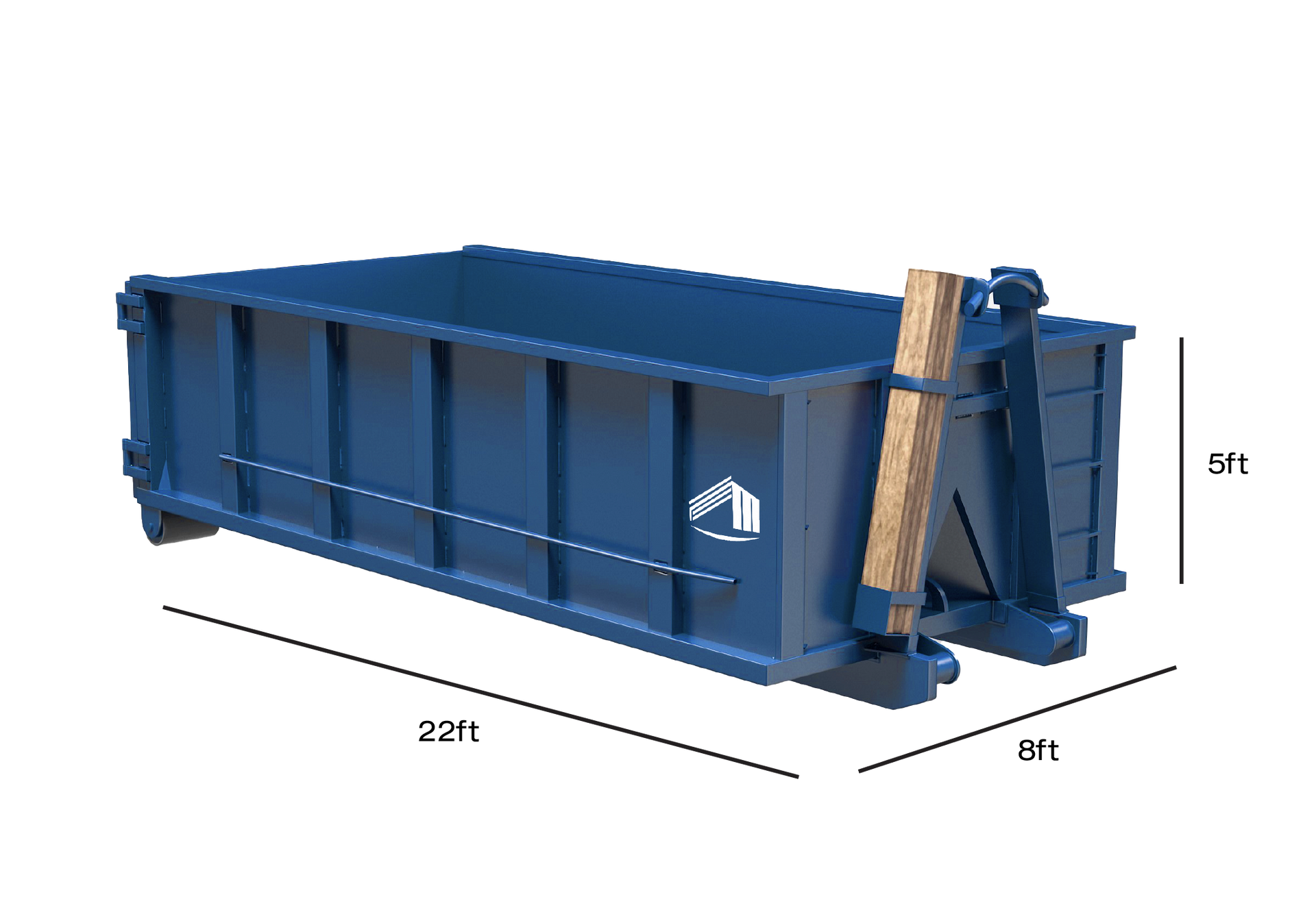 30-yard dumpster dimensions ideal for construction debris in Granbury, TX