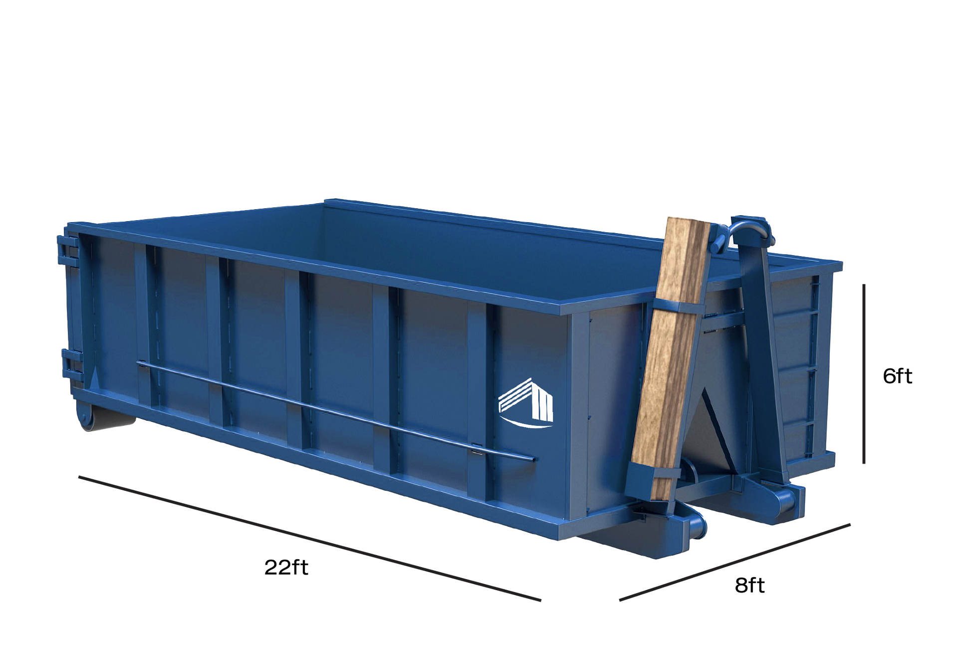 40-yard dumpster size dimensions for large-scale demolition in Granbury, TX