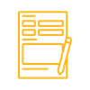 Scheduling icon for arranging dumpster rental services in Granbury, TX