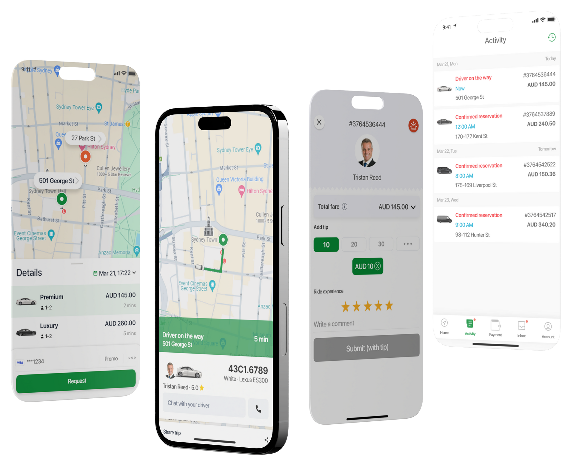 chauffeur service app