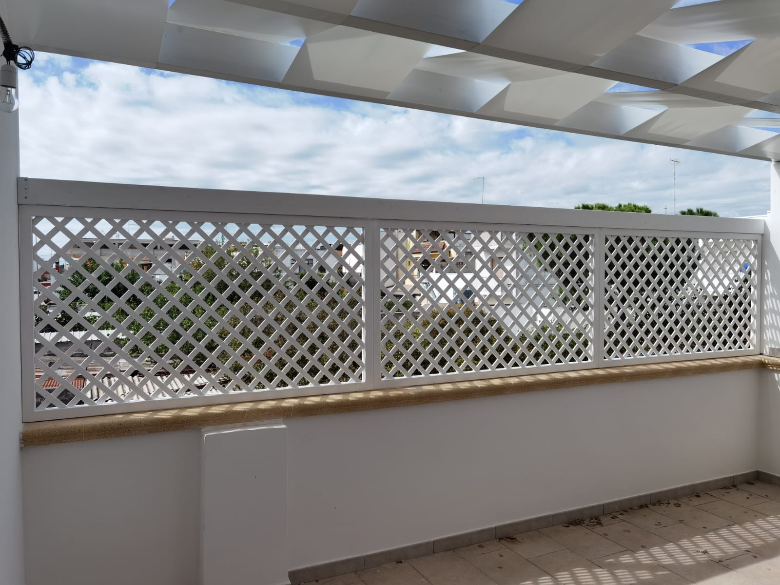 Copertura con grigliata