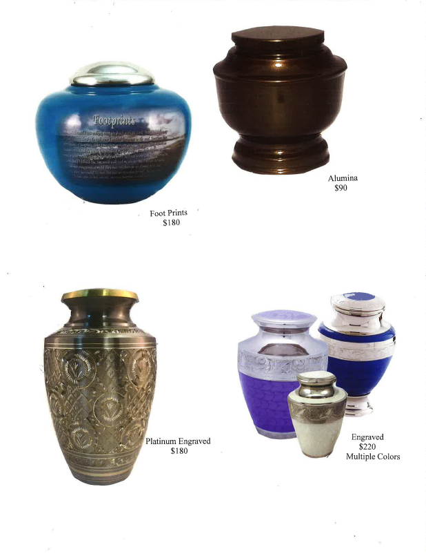 Death Certificates — Different Design of Cremation Jar in Mesa, AZ