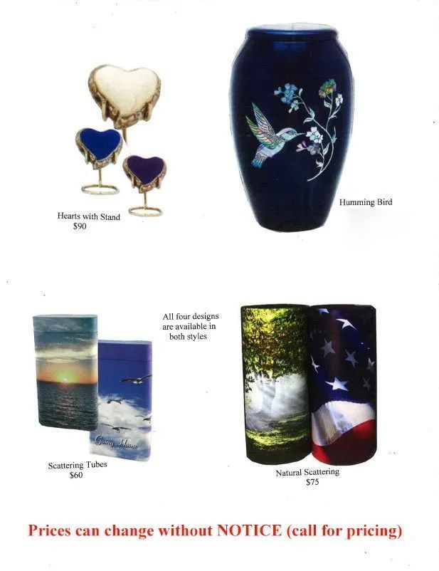 Mailing of Remains — Urns and Jewelries in Mesa, AZ