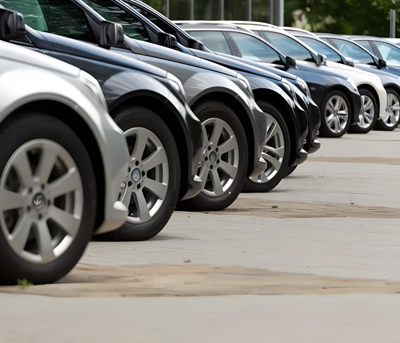 A Row Of Cars Are Parked In A Parking Lot — Coast & Country Insurance Consultants Pty Ltd In Central Coast, NSW