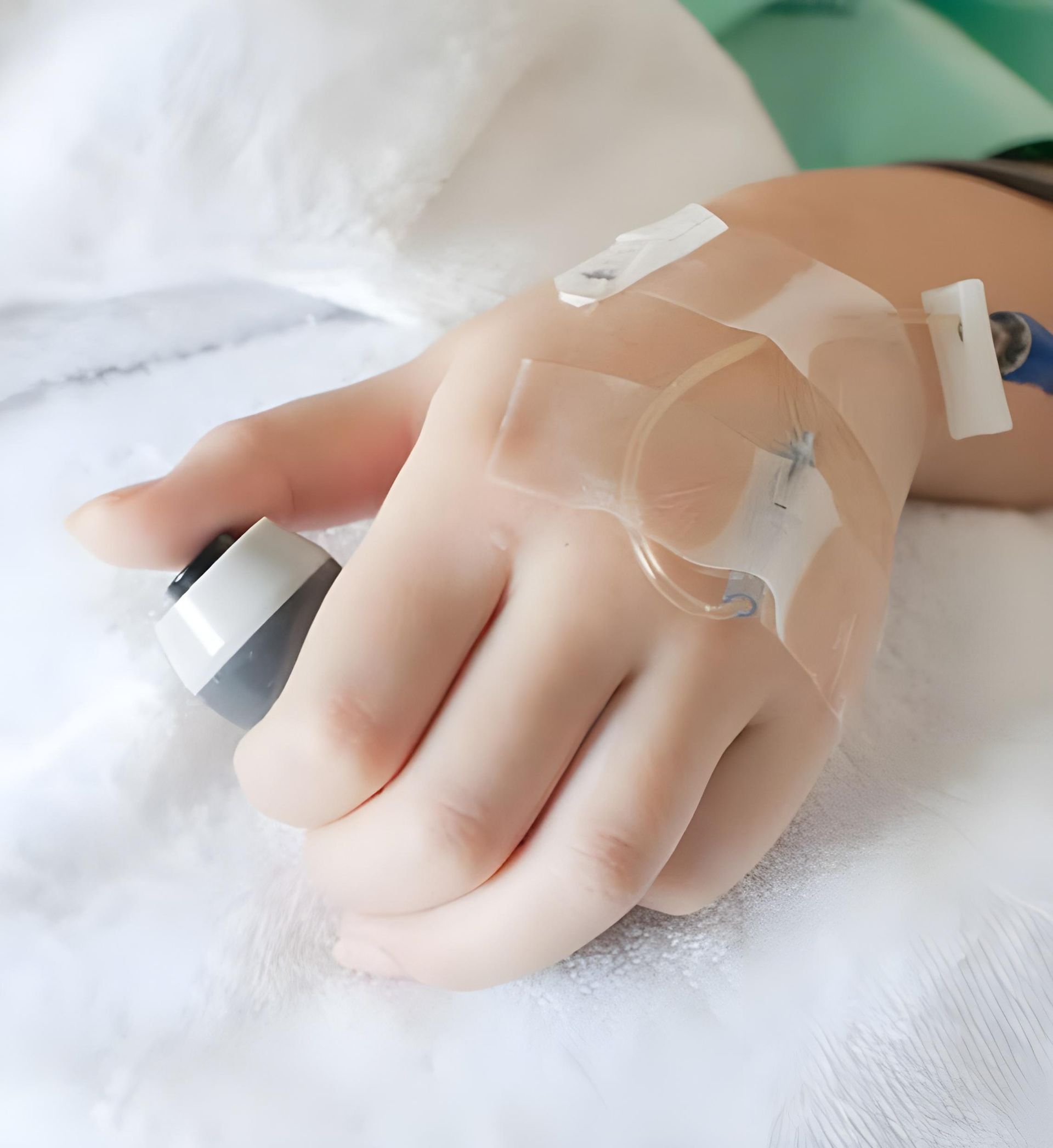 A close up of a person 's hand with an iv in it — Coast & Country Insurance Consultants Pty Ltd In Central Coast, NSW