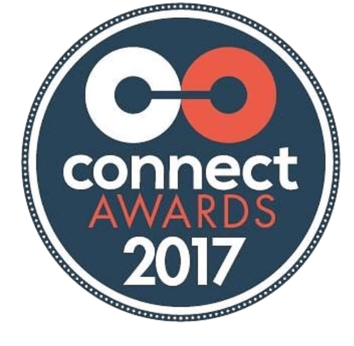 a logo for the connect awards in 2017