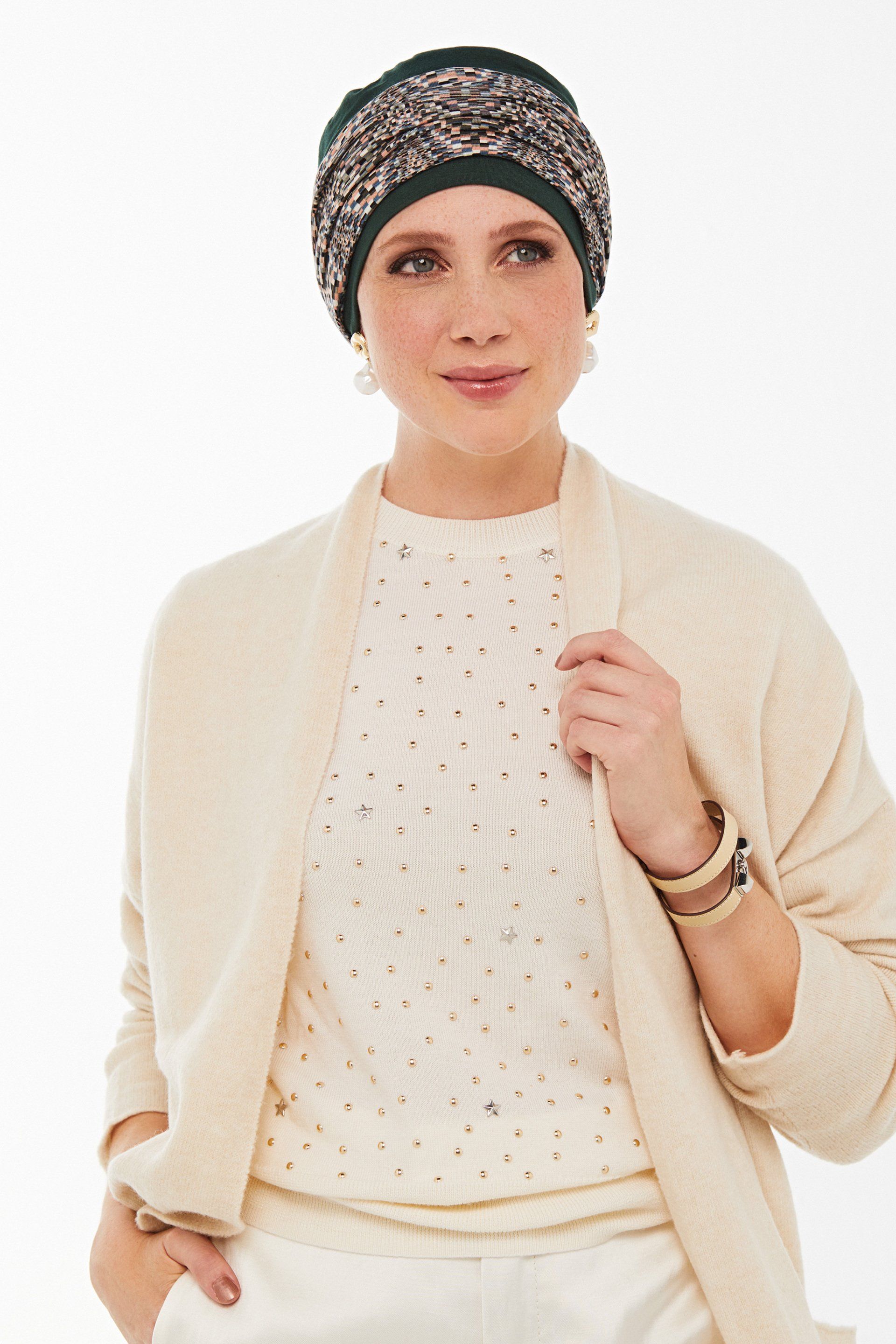 Turban mit Muster