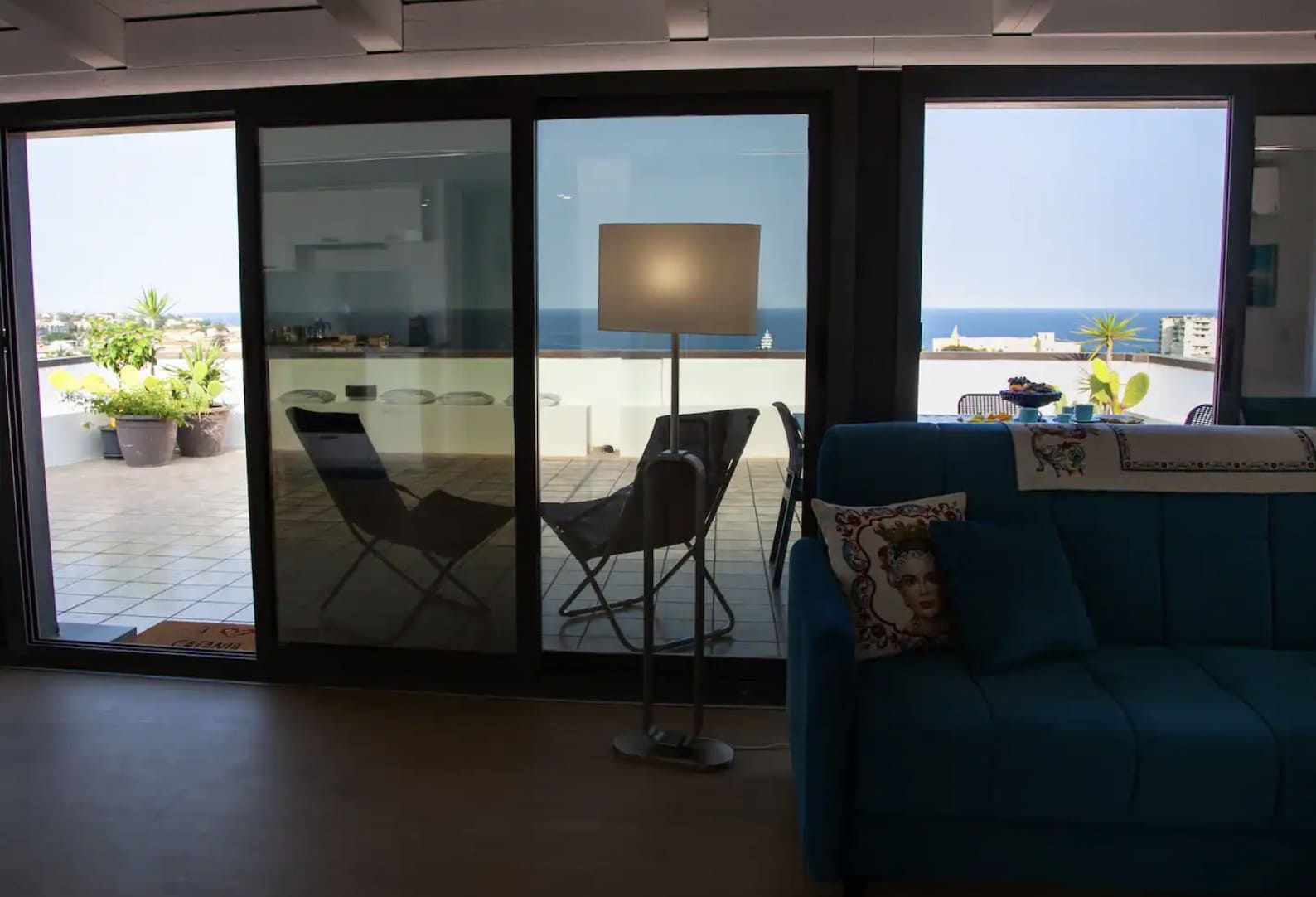 Terrace on Ulisse's Port by SicilyInHome Holiday in