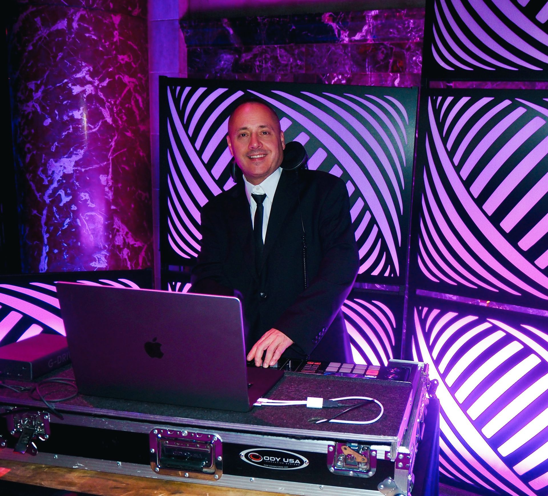 Corporate DJ for conference reception provided by Legend Entertainment Las Vegas.